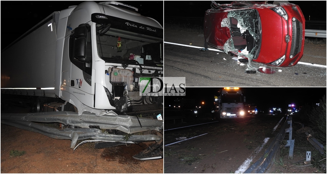 Se salva de milagro tras venirle un camión de frente en la autovía