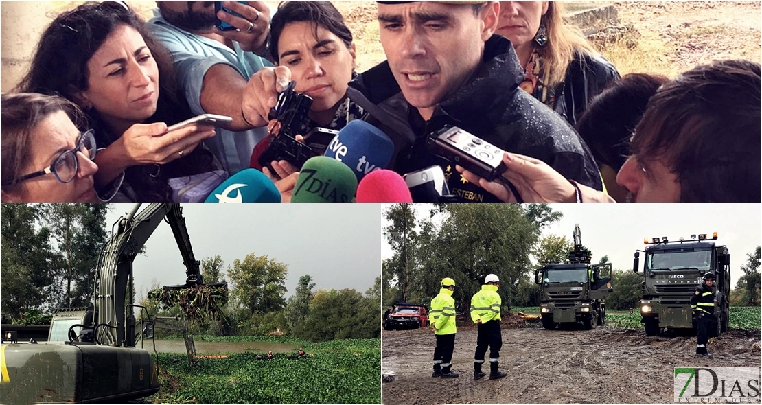 VÍDEO: La UME comienza en Badajoz para evitar la propagación hacia Alqueva
