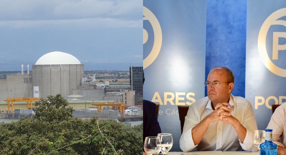 Monago: “Extremadura no es viable sin la central nuclear de Almaraz”