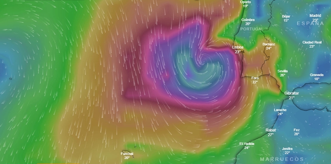 AEMET emite su último aviso especial antes de la llegada de Leslie