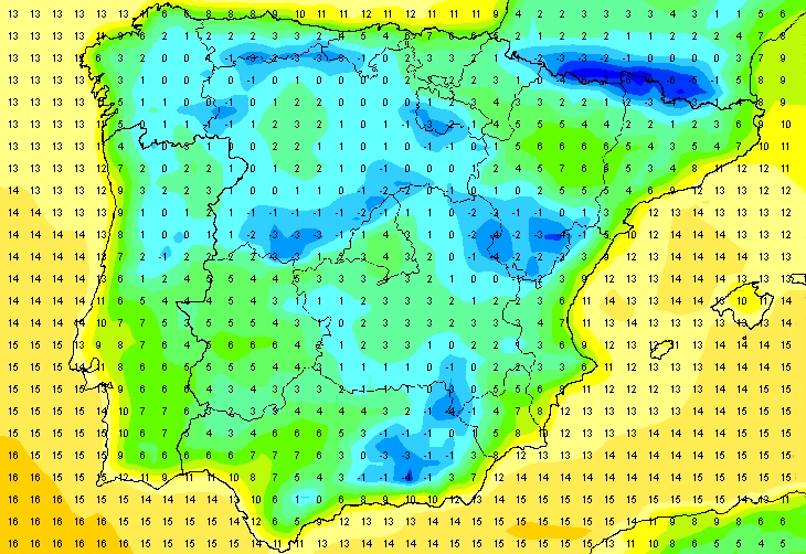 COMUNICADO AEMET: Será la sexta vez en 60 años que haga tanto frío en octubre