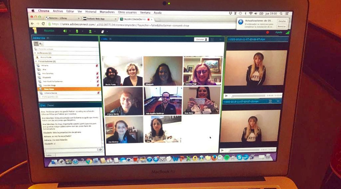 Un encuentro virtual pone en valor a extremeños residentes fuera de España
