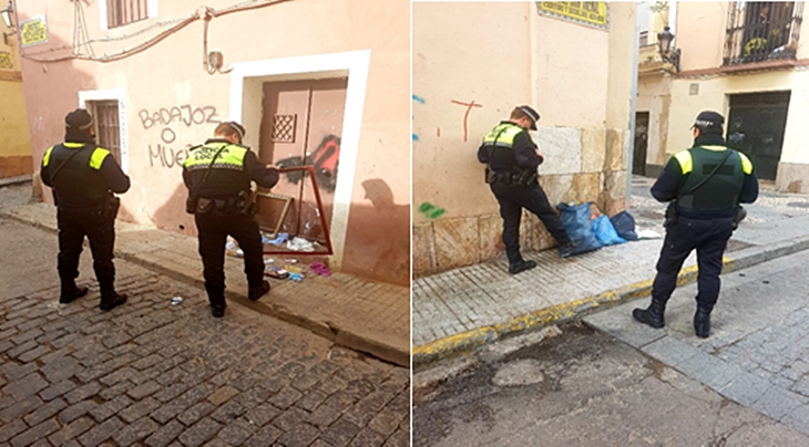 Mano dura ante la falta de civismo en el Casco Antiguo de Badajoz