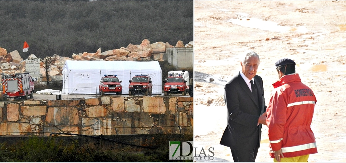 El presidente de la República visita la zona cero
