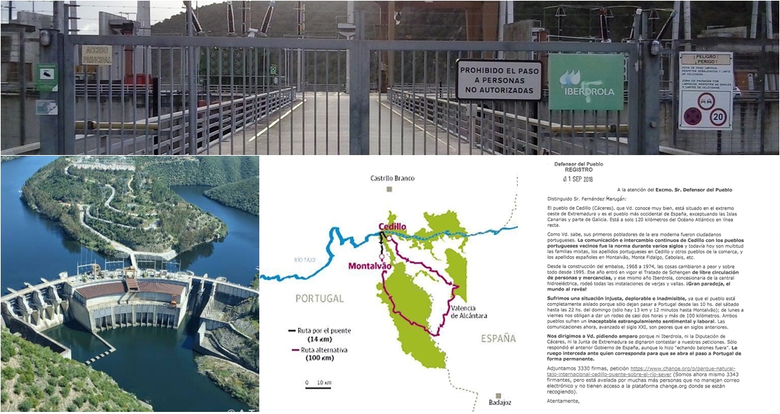 La única frontera privada del mundo está en Extremadura