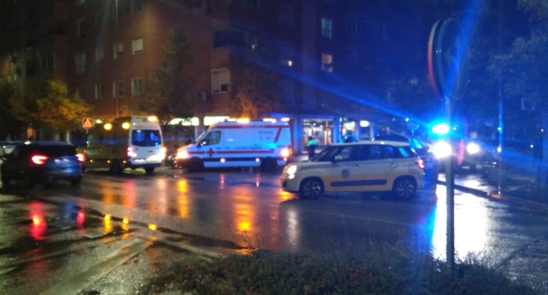 Tres personas heridas en un accidente en Cáceres