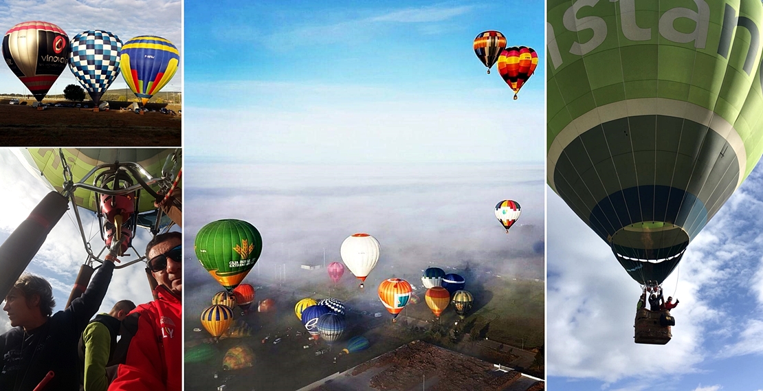 Un equipo extremeño en el Festival de Globos del Alentejo (Portugal)