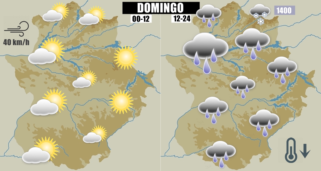 El domingo vuelven las lluvias a la región