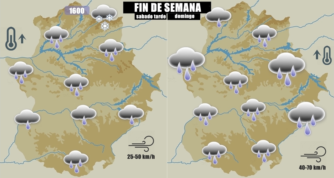 Pronóstico fin de semana en Extremadura