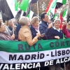 Los extremeños vuelven a llenar Madrid y piden a Sánchez inversiones