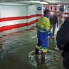 Gran reventón de la red del agua en la barriada pacense de Valdepasillas