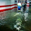 Gran reventón de la red del agua en la barriada pacense de Valdepasillas