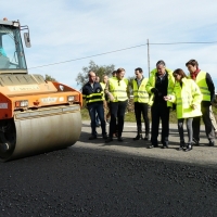 El extremeño Grupo Gallardo innova materiales en un tramo de la Badajoz-Huelva