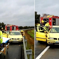 Rescatado tras sufrir un accidente en la EX-119