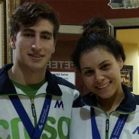 Los extremeños Marrero y Castro, subcampeones de España de piscina corta