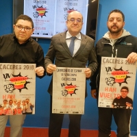 Los mejores jugadores de futbol – chapas de España se citan en Cáceres