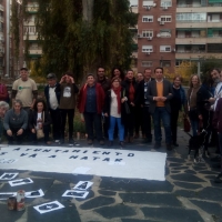 Concentración en la plaza de Santa Marta contra la &quot;condena a muerte&quot; de los eucaliptos