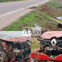 Accidente de tráfico en la carretera de Olivenza