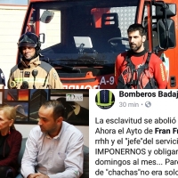 Los bomberos de Badajoz se sienten esclavos y su concejal no lo explica