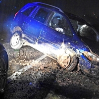 La lluvia provoca un accidente entre Badajoz y Alburquerque