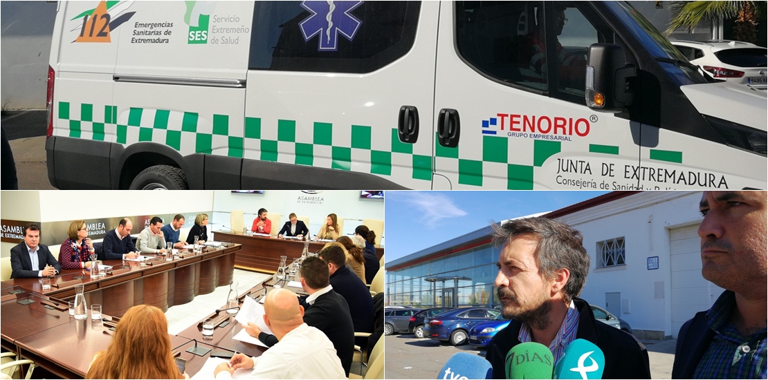 USO: “Ambulancias Tenorio un año muy deficiente con el consentimiento de la Junta”