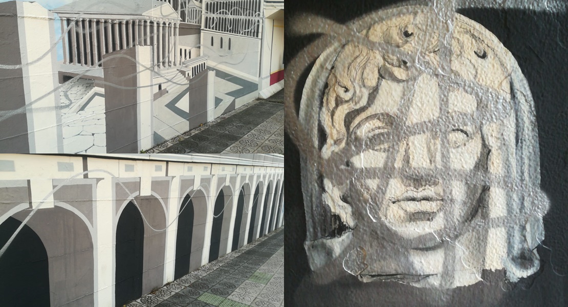 El mural de Juan Carlo I, víctima de ataques vandálicos