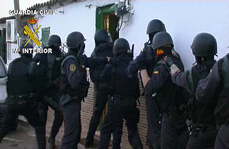 19 detenidos en una macrooperación en Cáceres, Madrid y Toledo