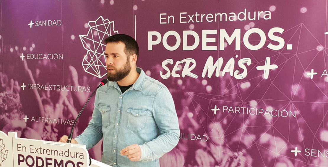 Podemos critica que Vara haga un discurso alejado de la realidad de Extremadura