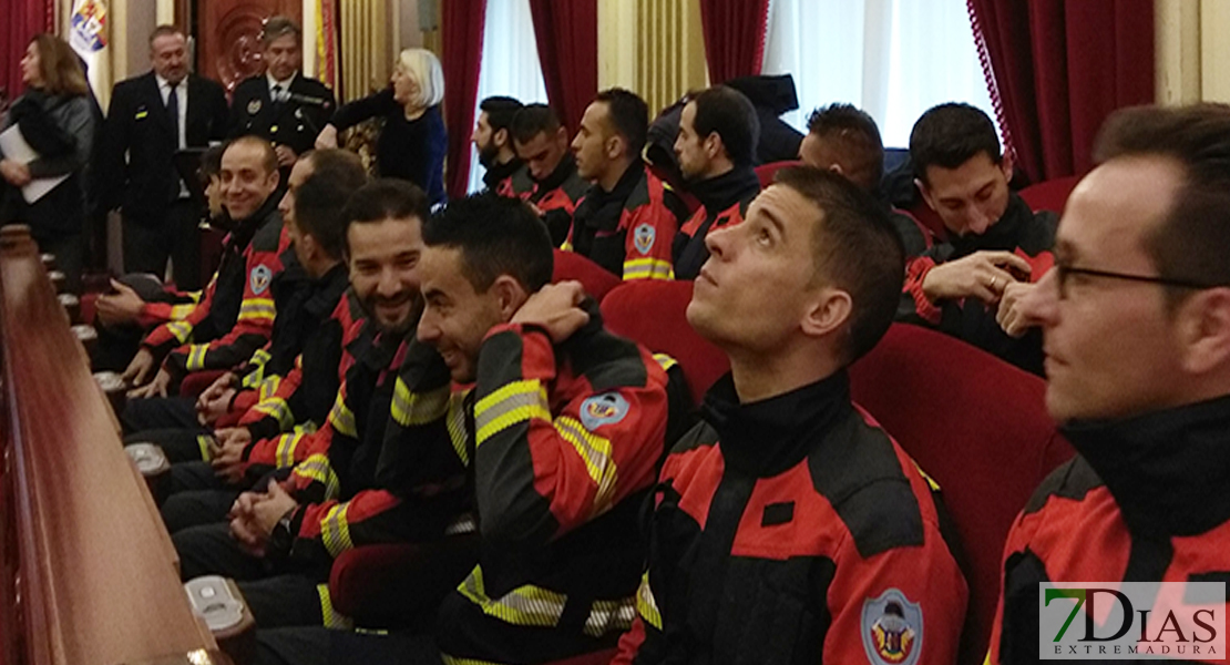 El servicio contra incendios del Ayuntamiento de Badajoz se refuerza con 8 bomberos