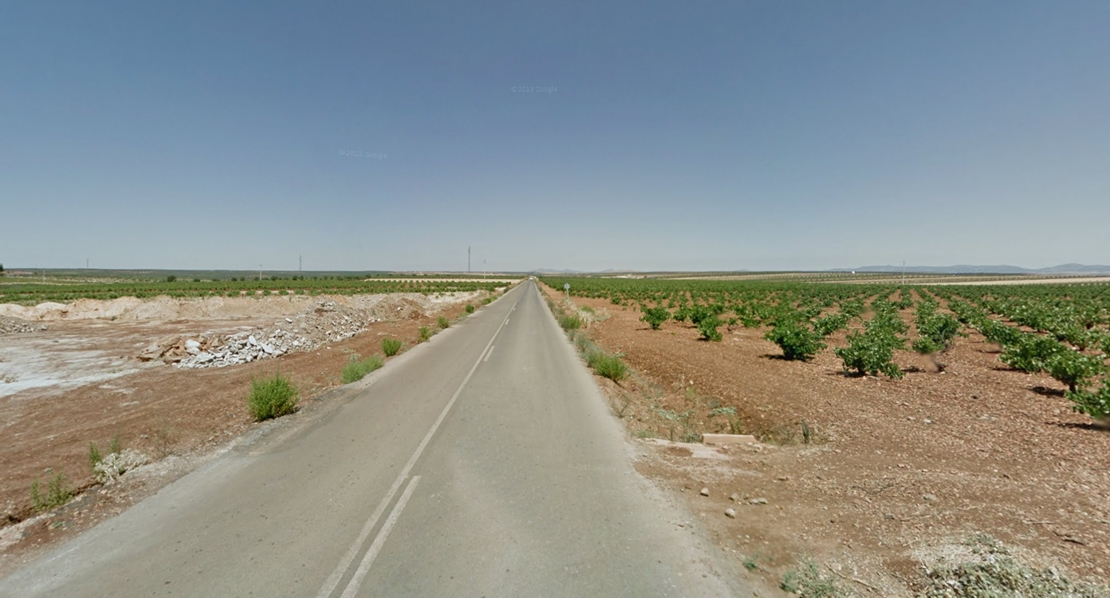 Corte de carretera en Ribera del Fresno