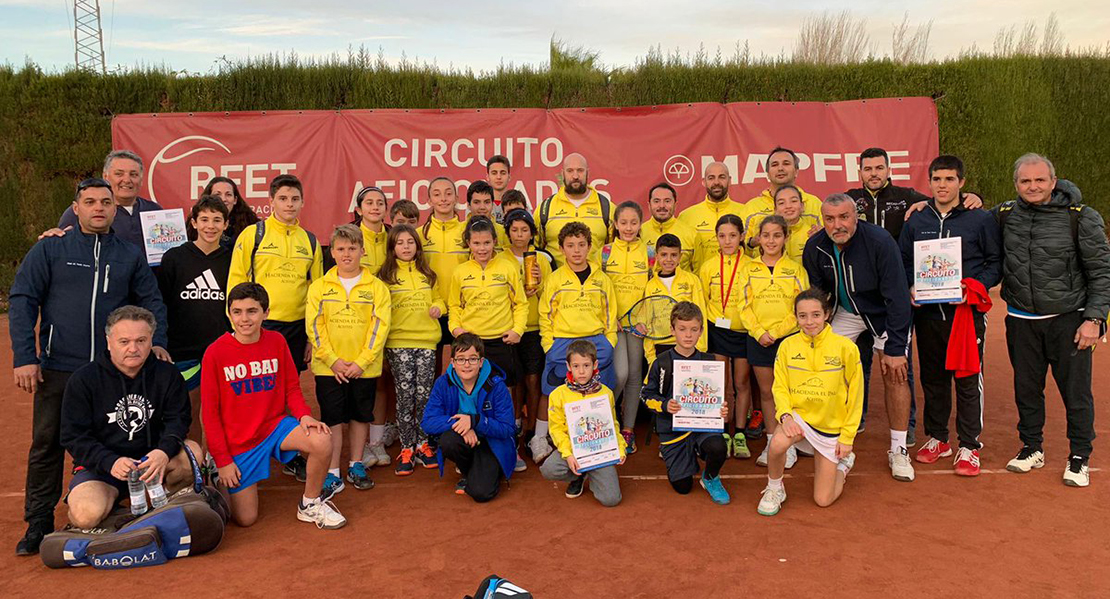 Gran botín de medallas para los tenistas extremeños en Castellón