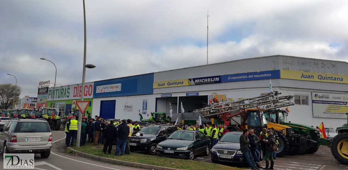 Delegación cambia el recorrido de la tractorada a última hora