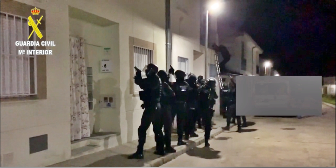 21 personas detenidas en una operación contra el tráfico de drogas en Extremadura