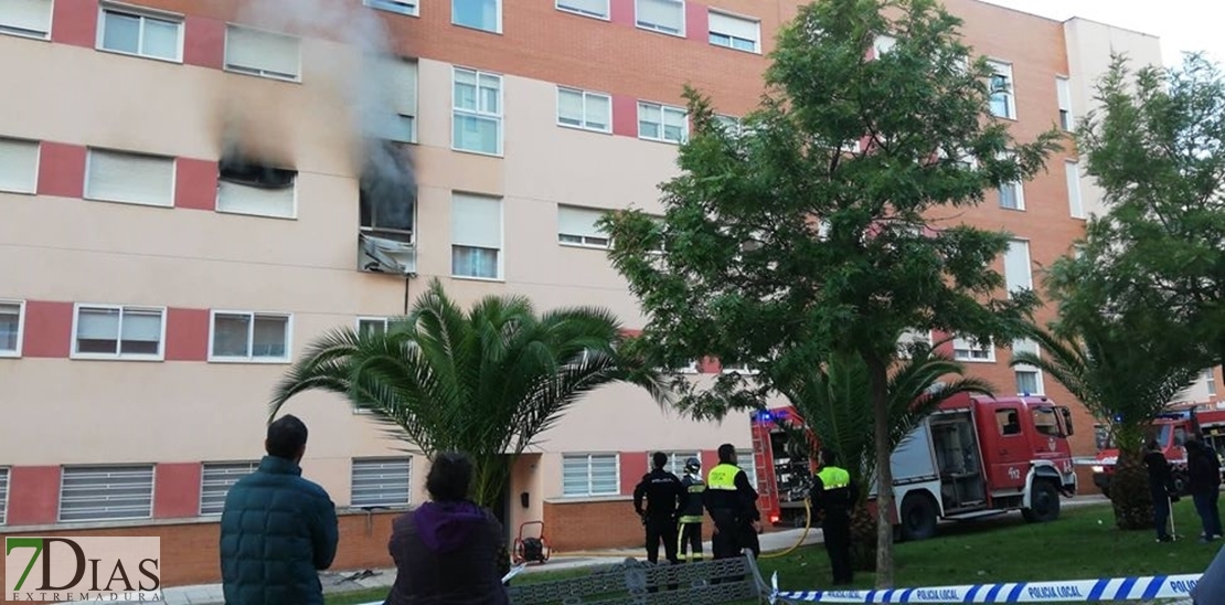 Incendio en una vivienda del Cerro Gordo (Badajoz)