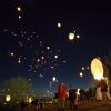 Noche de deseos y música desde el Parque del Guadiana