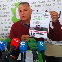 Más de 250 tractores recorrerán mañana Mérida para reivindicar unos precios justos