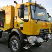 El Plan INFOEX estrena cuatro nuevos camiones autobombas más seguros