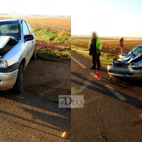Se accidentan cerca de la localidad de Montijo