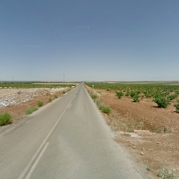 Corte de carretera en Ribera del Fresno