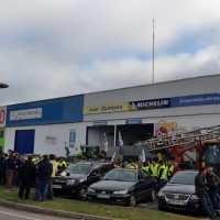 Delegación cambia el recorrido de la tractorada a última hora