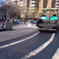 Badajoz en obras: asfaltado de calles, renovaciones en la red del agua y podas