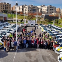 Diputación entrega los nuevos coches eléctricos