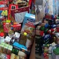 La Brigada ‘Extremadura XI’ dona 180 kilogramos de alimentos a familias de Badajoz