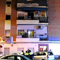 Grave tras quedar atrapado en un incendio dentro de su vivienda (Badajoz)