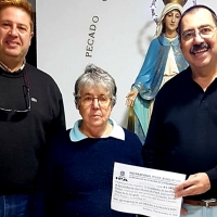El comedor social San Vicente de Paul recibe un cheque por valor de 1.585 euros