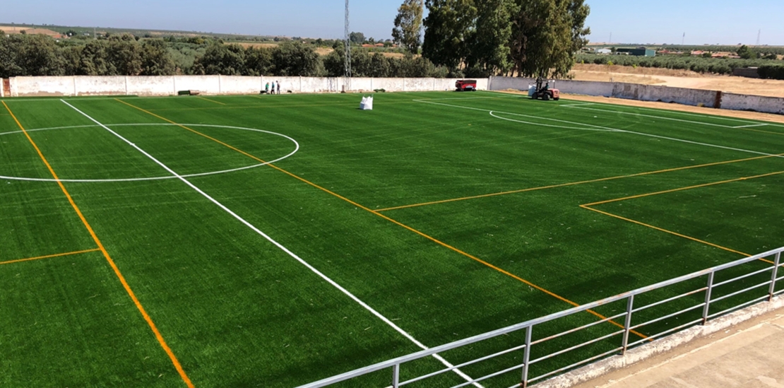 La Albuera estrena nuevo campo de fútbol gracias a la Diputación de Badajoz