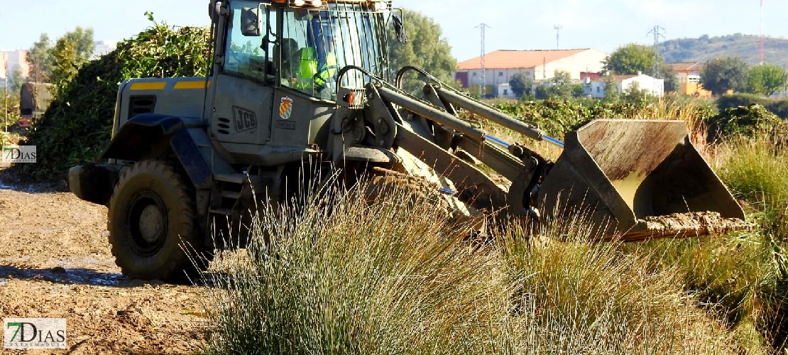 Ya se ven los trabajos de la UME en el río Guadiana
