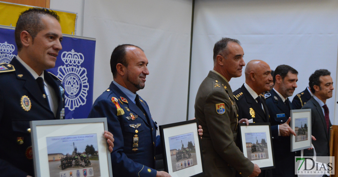 Distintos cuerpos de seguridad españoles y portugueses comparten formación en Badajoz