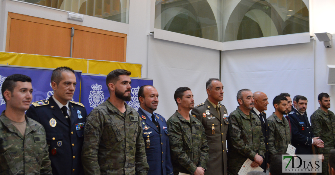 Distintos cuerpos de seguridad españoles y portugueses comparten formación en Badajoz