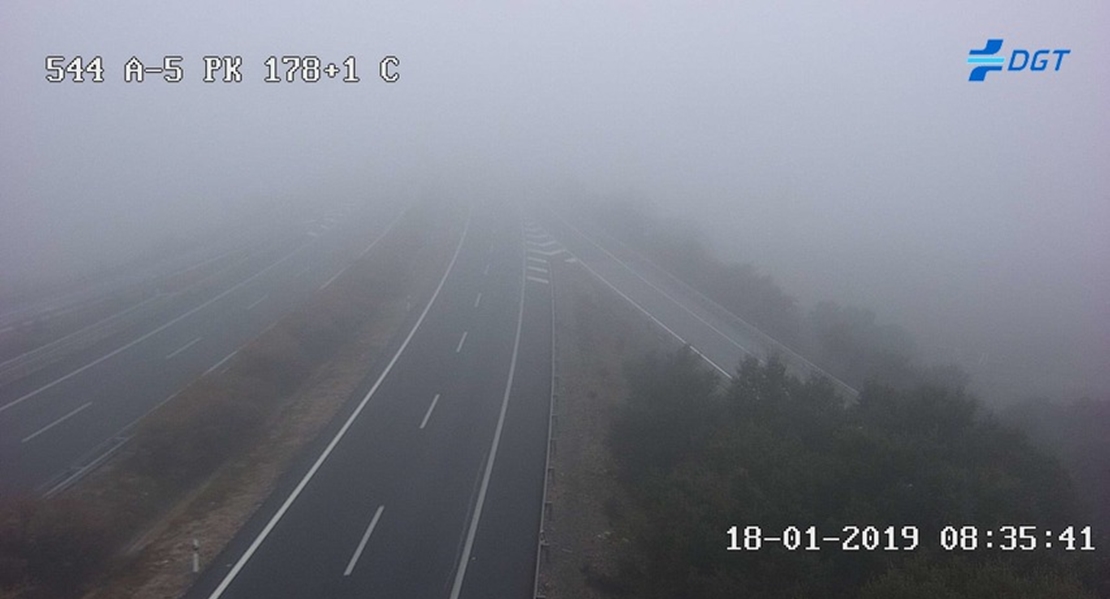 Nuevo día de niebla en las carreteras extremeñas